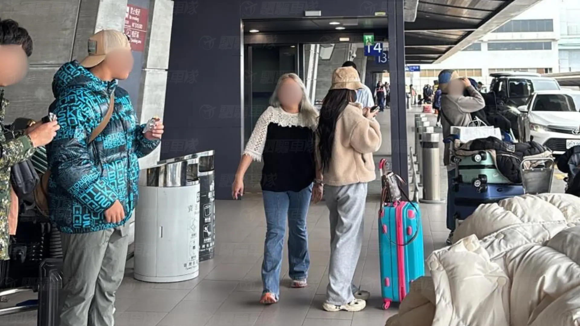 桃園機場第一航廈接機位置