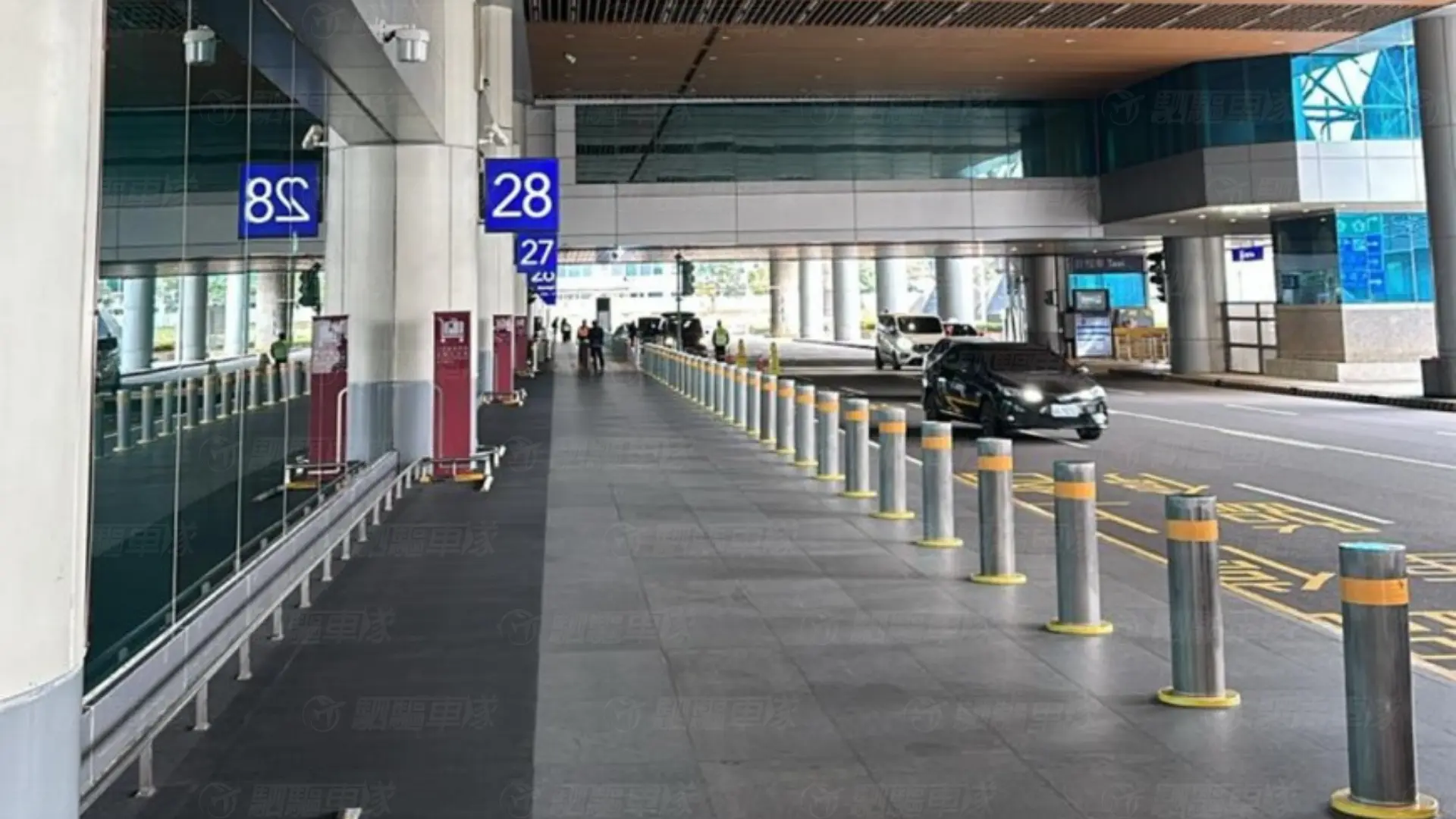 桃園機場第二航廈接機位置